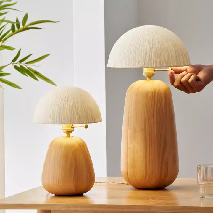 BAMBIE Natural Wood Table Lamp