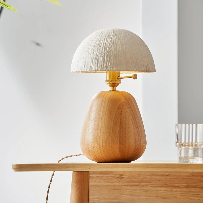 BAMBIE Natural Wood Table Lamp