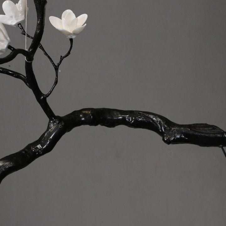 BLOMST Nature Inspired Ceramic Flower Branch Dining and Living Room Chandelier