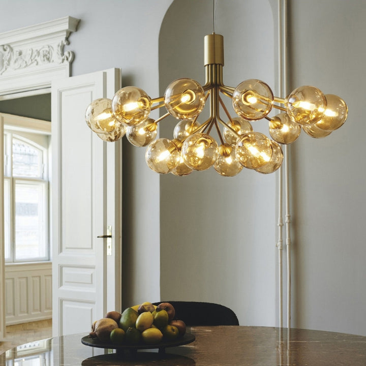 BRIA Luxury Glass Chandelier