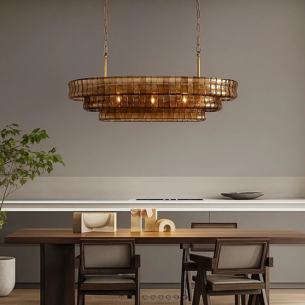 BRON Crystal Large Chandelier Modern Living Room1