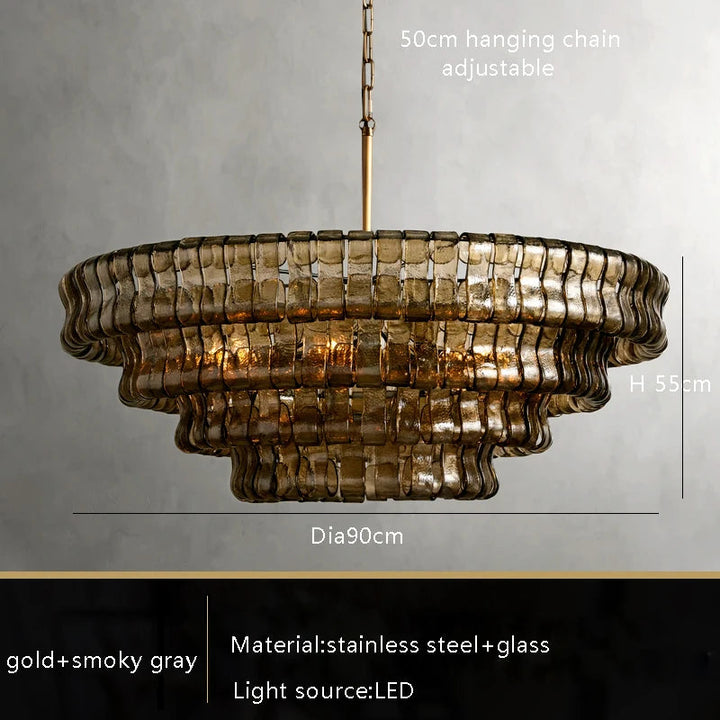 BRON Crystal Large Chandelier Modern Living Room10