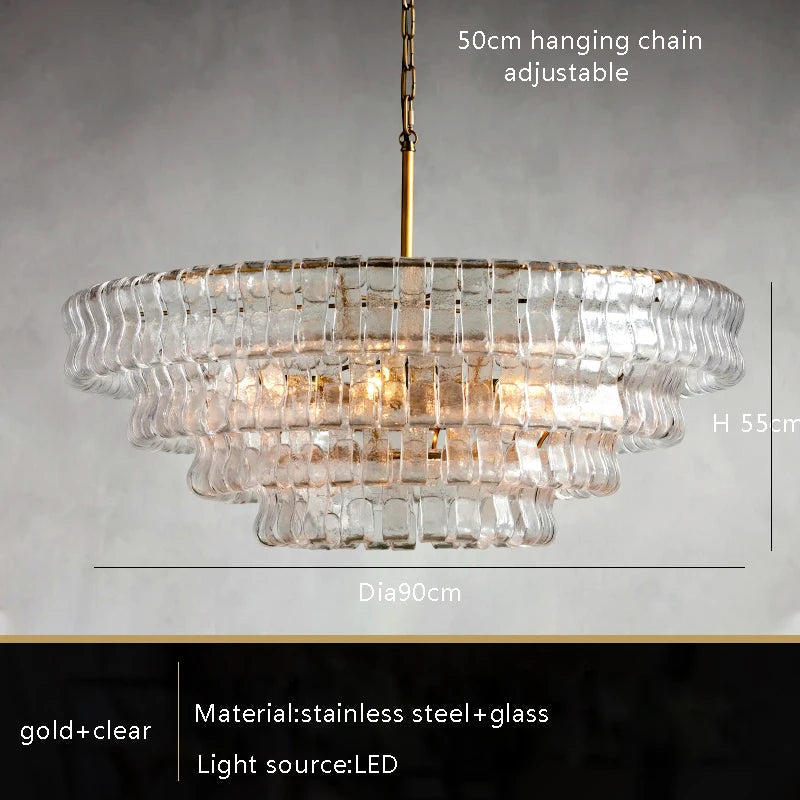 BRON Crystal Large Chandelier Modern Living Room11