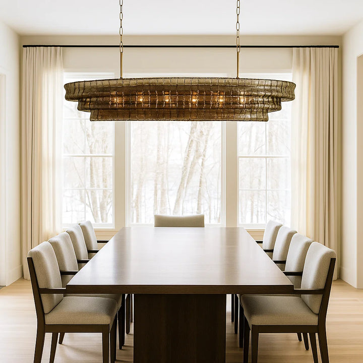 BRON Crystal Large Chandelier Modern Living Room2