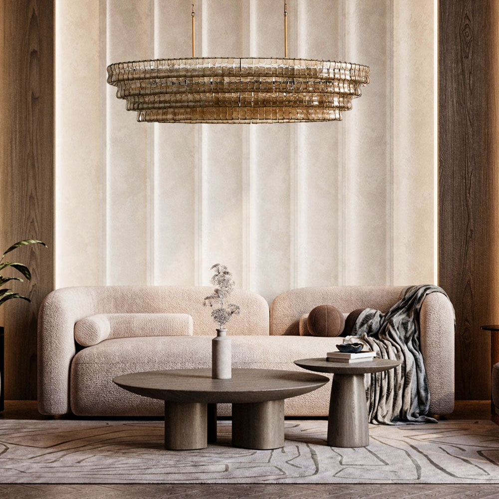 BRON Crystal Large Chandelier Modern Living Room4