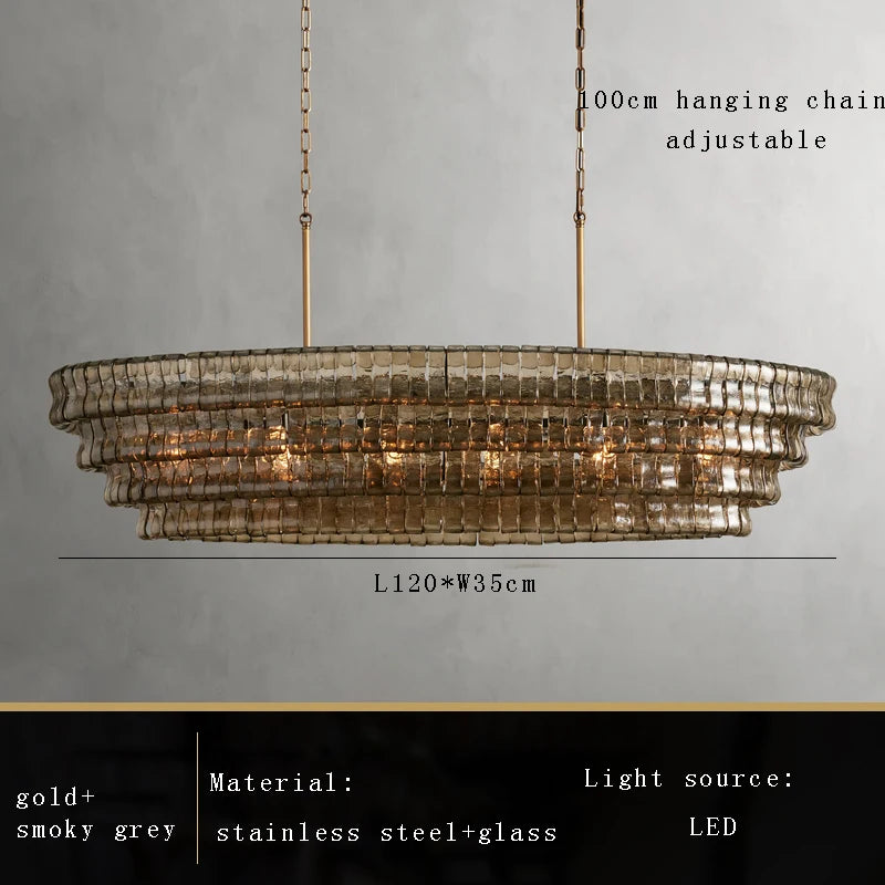 BRON Crystal Large Chandelier Modern Living Room9