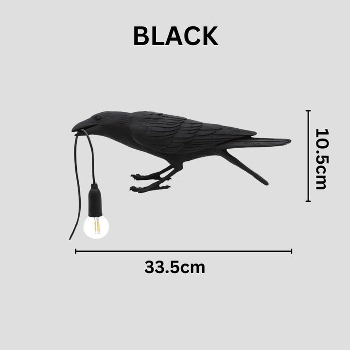 Black Crow Table Lamp