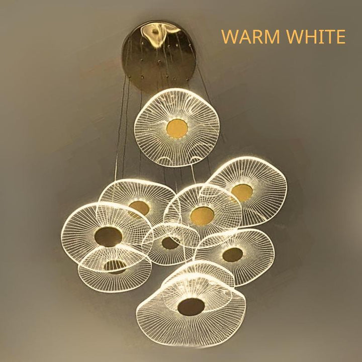 ART Gold Modern Pendant Light