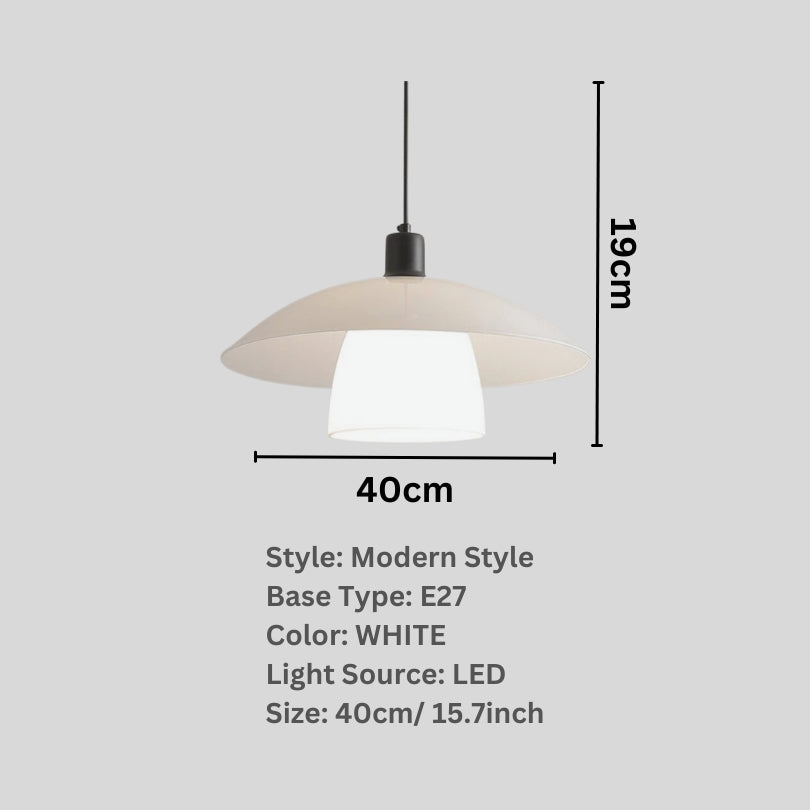 Best new CARINA Minimalist Glass Pendant Light C5446