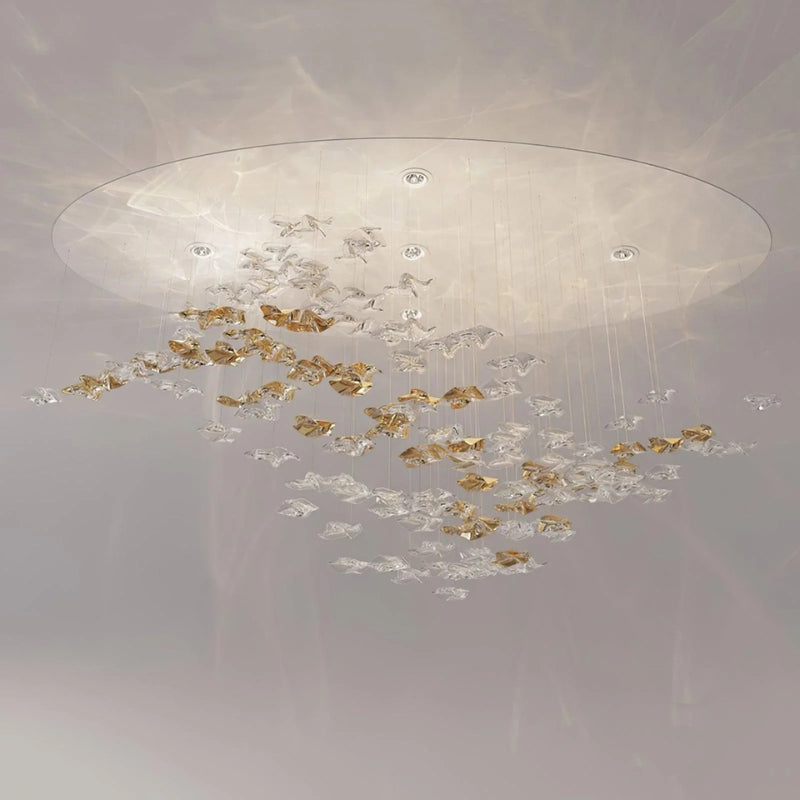 CELIA Luxury Ocean-Inspired Interiors Crystal Chandelier
