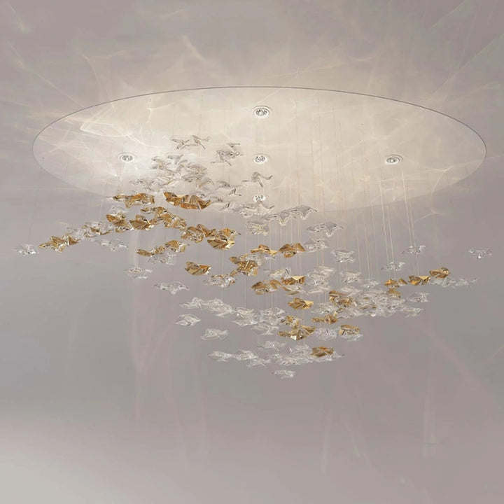 CELIA Luxury Ocean-Inspired Interiors Crystal Chandelier