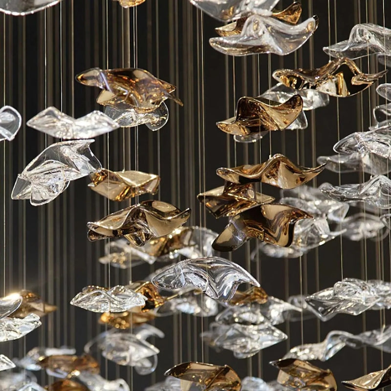 CELIA Luxury Ocean-Inspired Interiors Crystal Chandelier