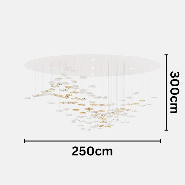 CELIA Luxury Ocean-Inspired Interiors Crystal Chandelier