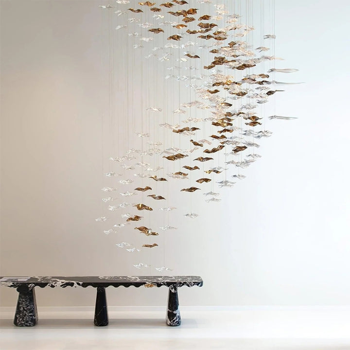 CELIA Luxury Ocean-Inspired Interiors Crystal Chandelier