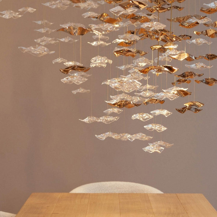 CELIA Luxury Ocean-Inspired Interiors Crystal Chandelier