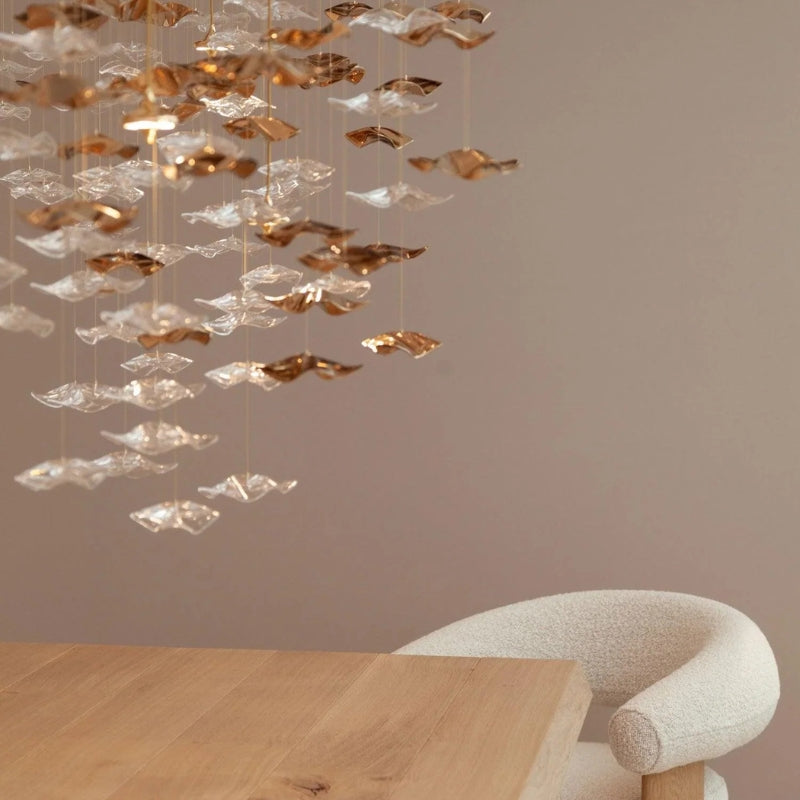 CELIA Luxury Ocean-Inspired Interiors Crystal Chandelier