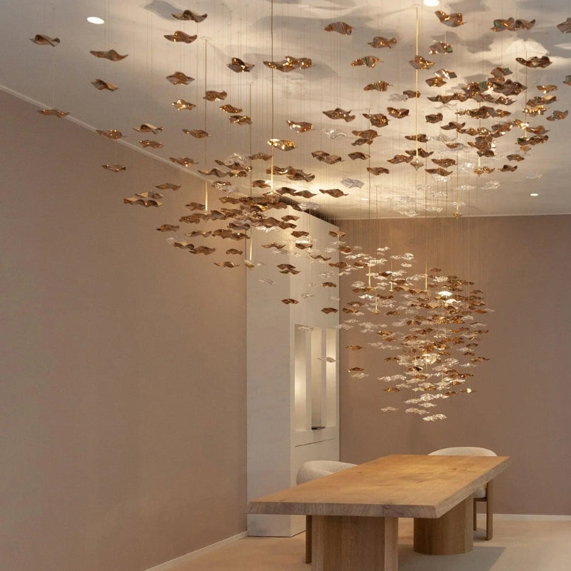 CELIA Luxury Ocean-Inspired Interiors Crystal Chandelier