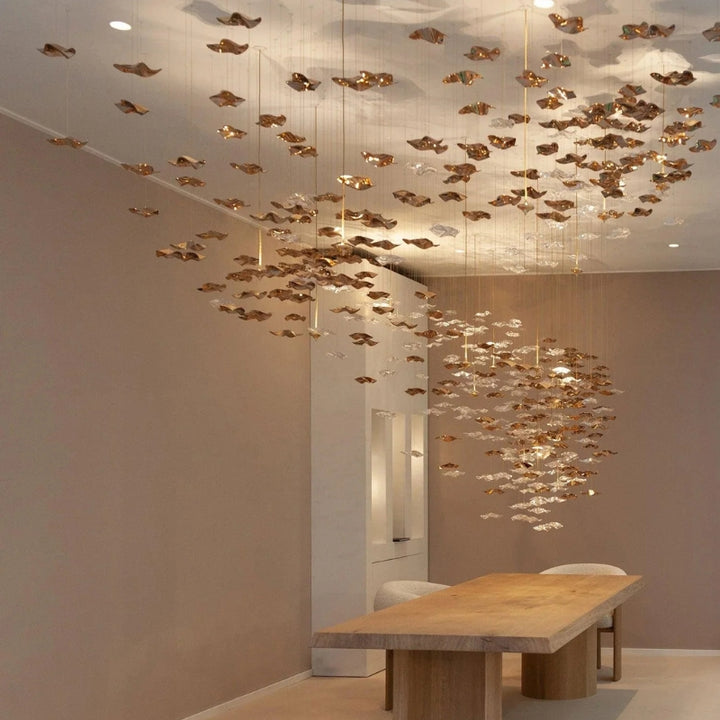 CELIA Luxury Ocean-Inspired Interiors Crystal Chandelier