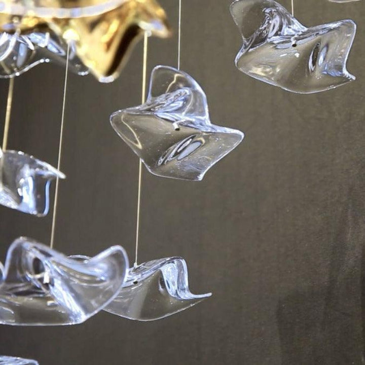 CELIA Luxury Ocean-Inspired Interiors Crystal Chandelier