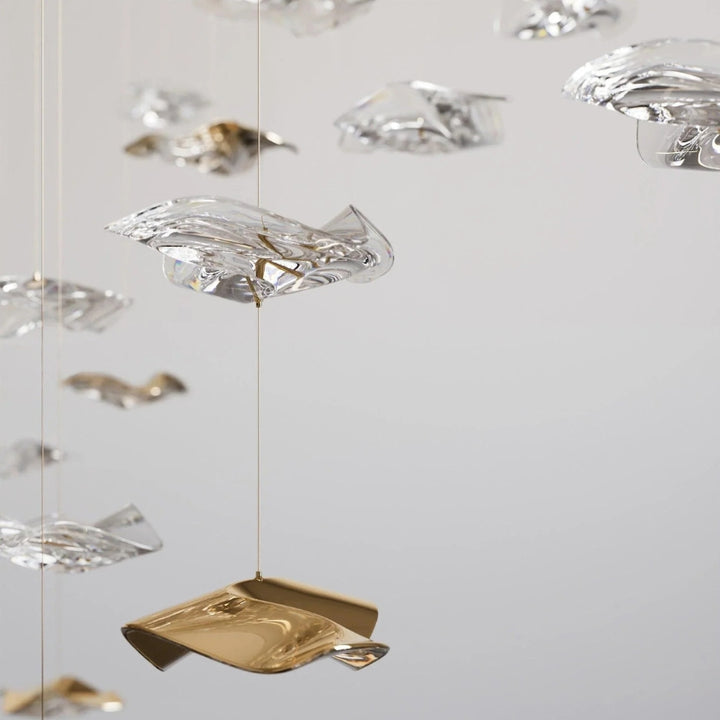 CELIA Luxury Ocean-Inspired Interiors Crystal Chandelier