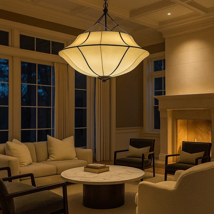 COTH Fabric Vintage Pendant Light