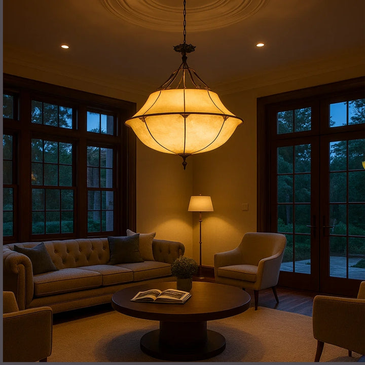 COTH Fabric Vintage Pendant Light