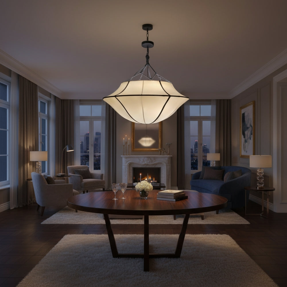 COTH Fabric Vintage Pendant Light