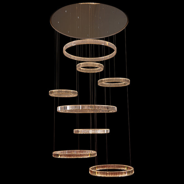 CRYAL Large Modern Entryway Chandelier-1