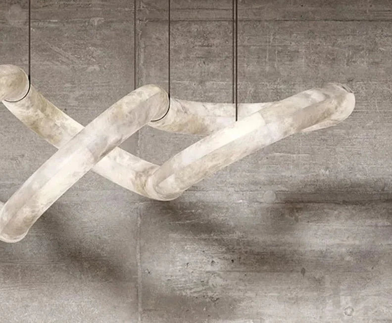 CURLI Alabaster Large Pendant Light for Island Kitchen11