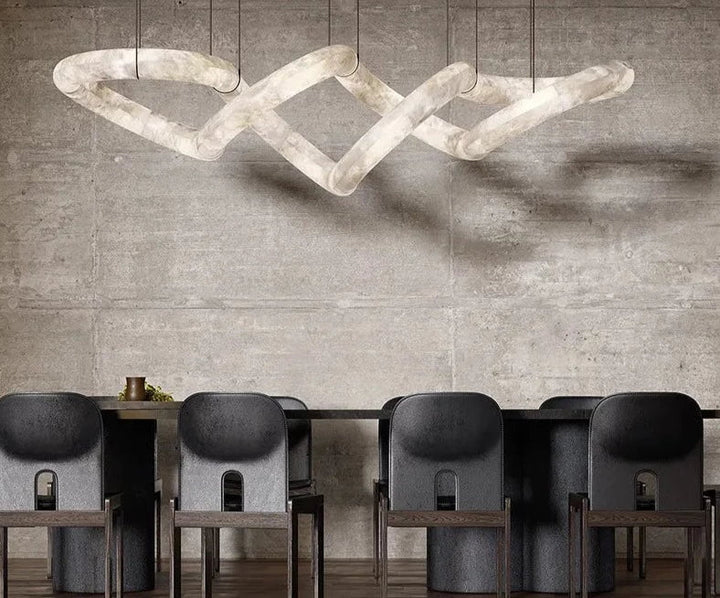 CURLI Alabaster Large Pendant Light for Island Kitchen12