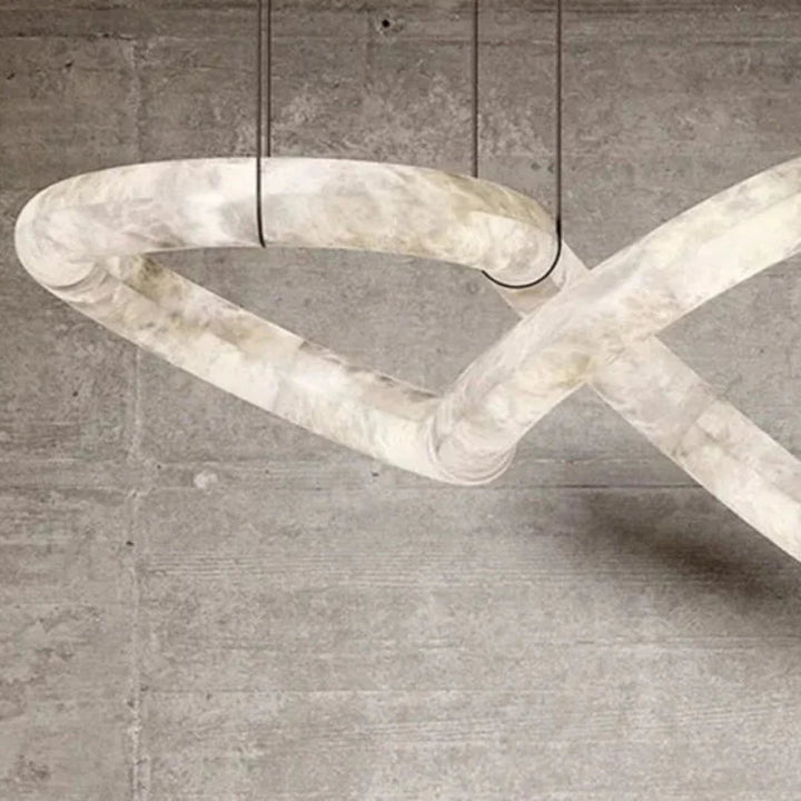 CURLI Alabaster Large Pendant Light for Island Kitchen9