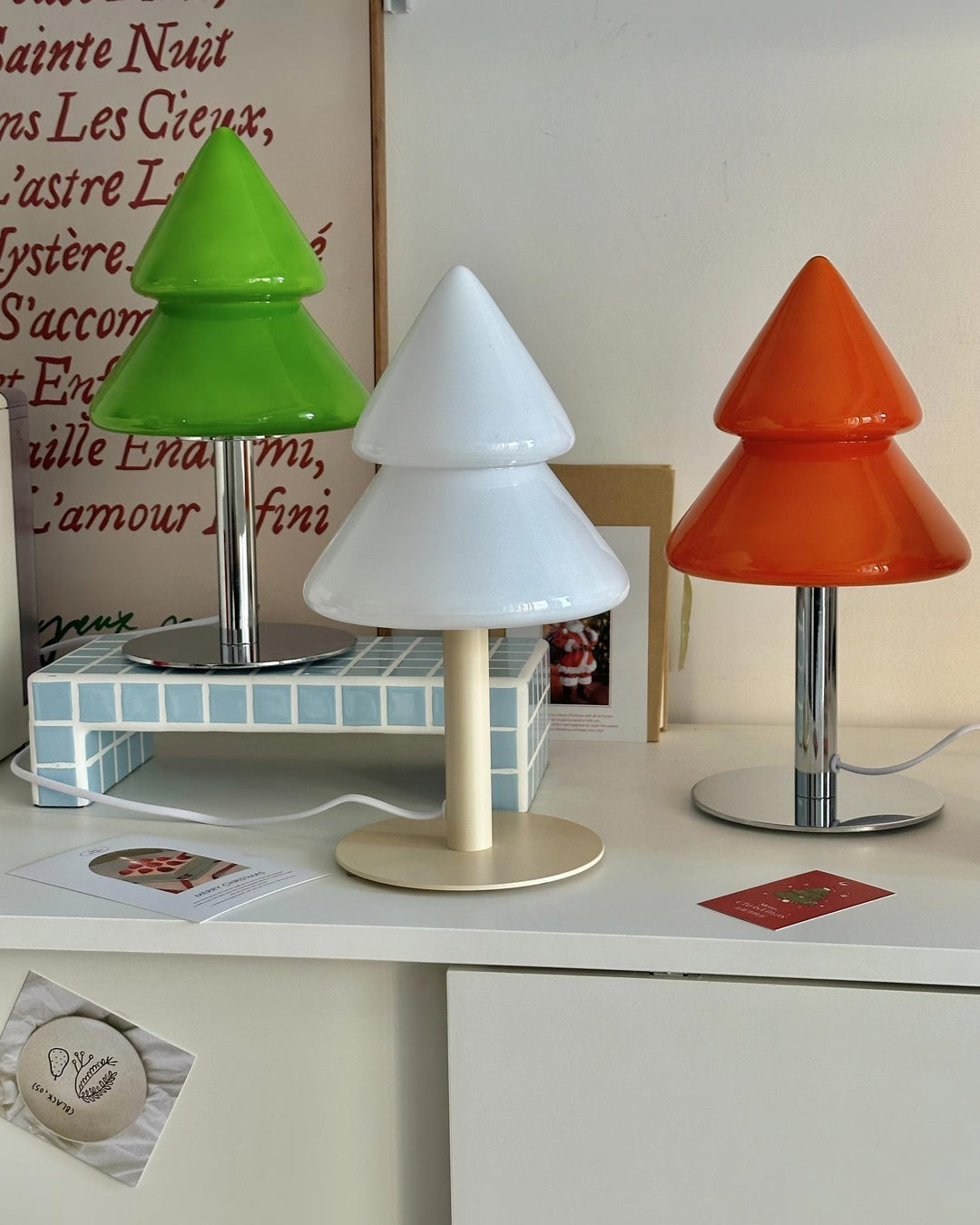 ORANGE Tree Table Lamp