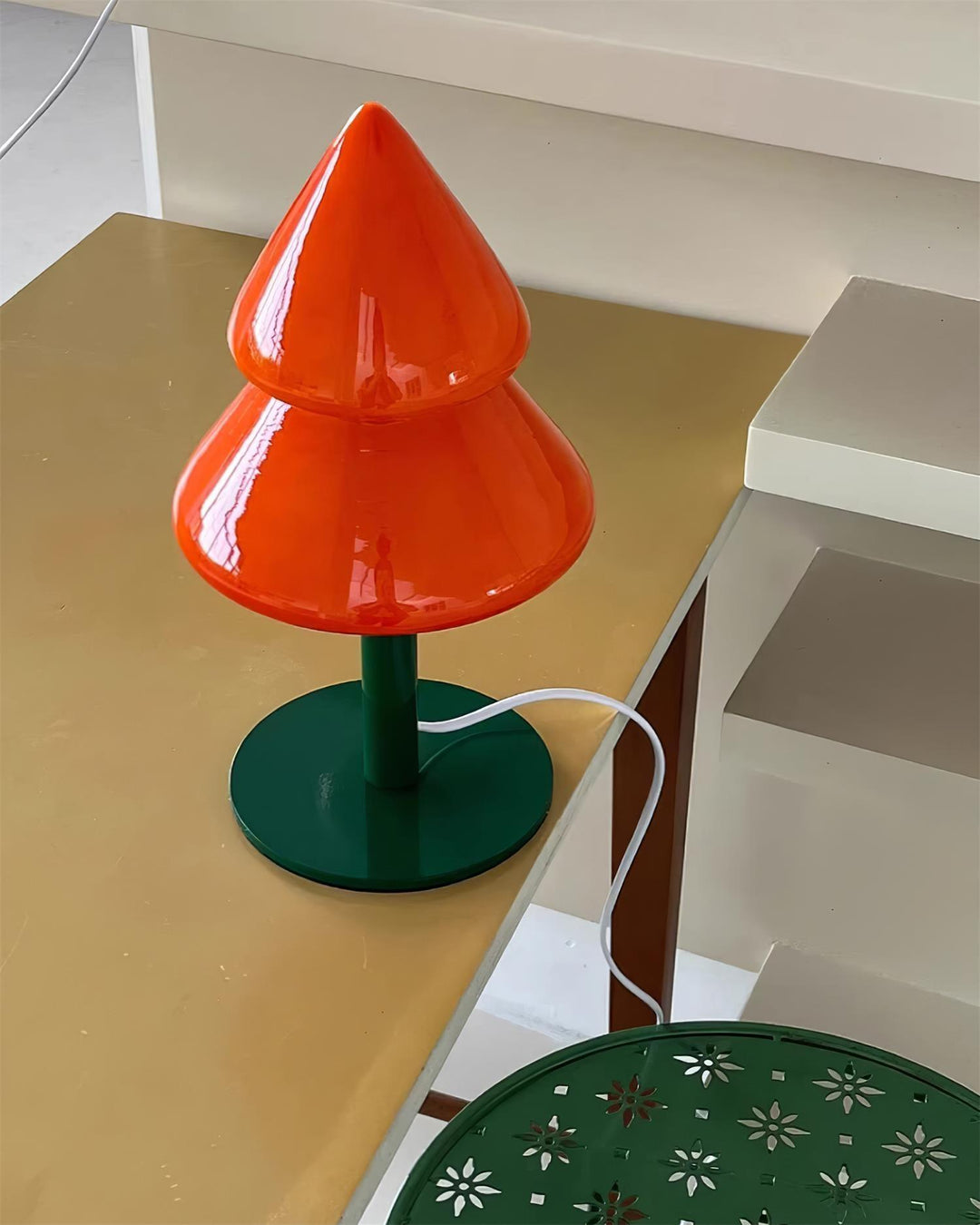 ORANGE Tree Table Lamp
