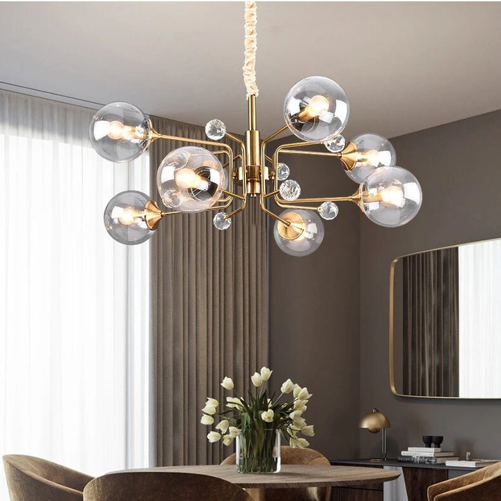 Best new DANIELA Glass Ball LED Living Room Chandelier C5403