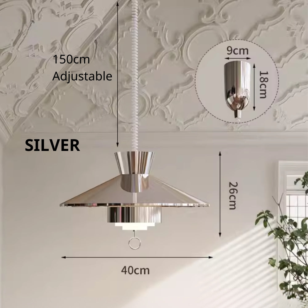 DOWN Silver Pendant Light