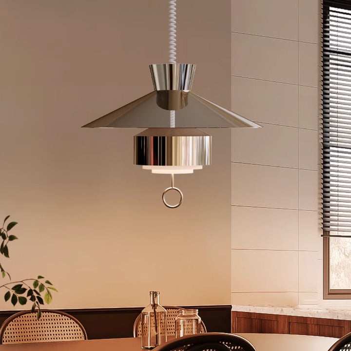 DOWN Silver Pendant Light