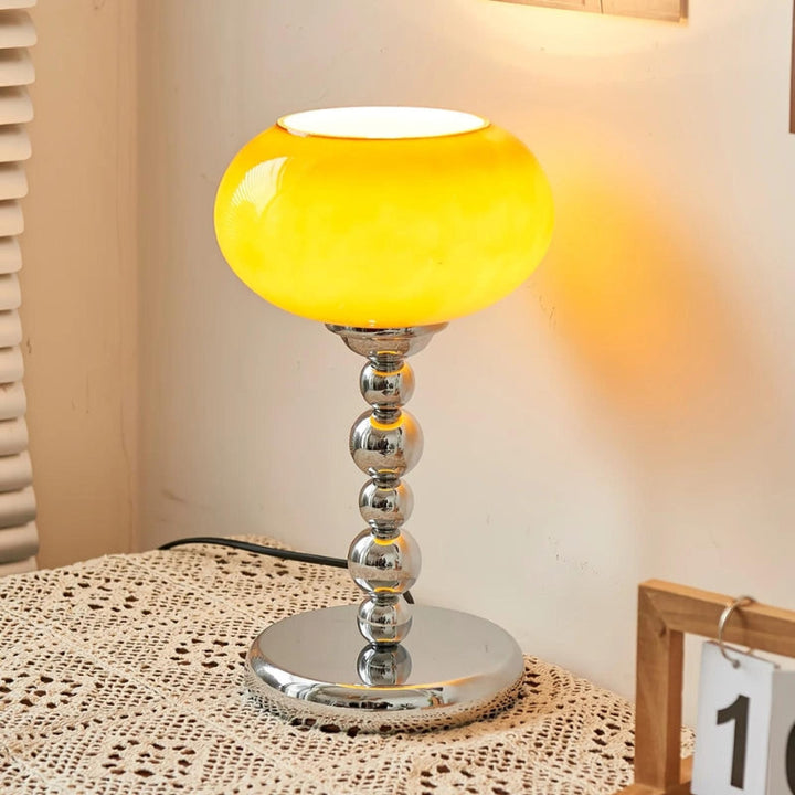 Droplets-R Table Lamp Steel