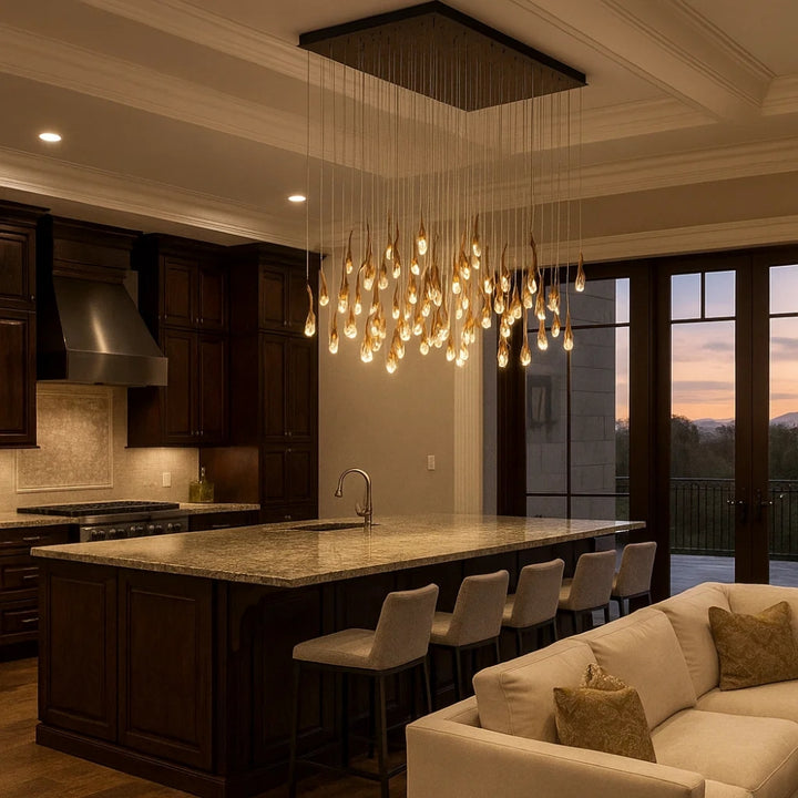 EGGPLAN Crystal Modern Chandelier for Dining Room1