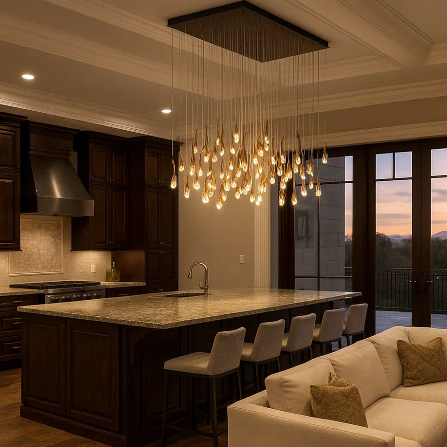 EGGPLAN Crystal Modern Chandelier for Dining Room1