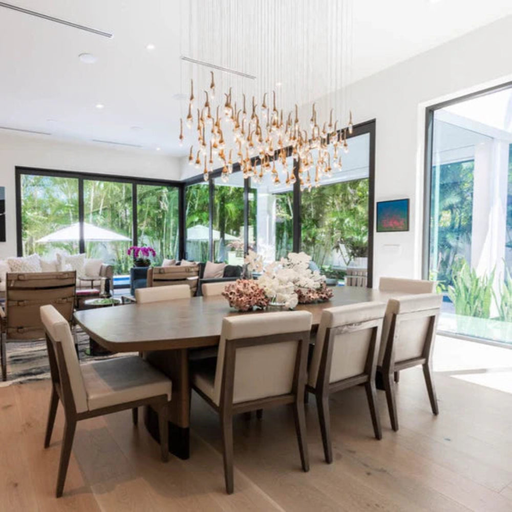 EGGPLAN Crystal Modern Chandelier for Dining Room12