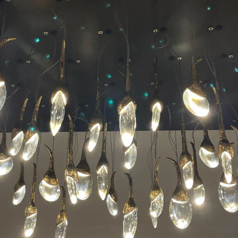 EGGPLAN Crystal Modern Chandelier for Dining Room14