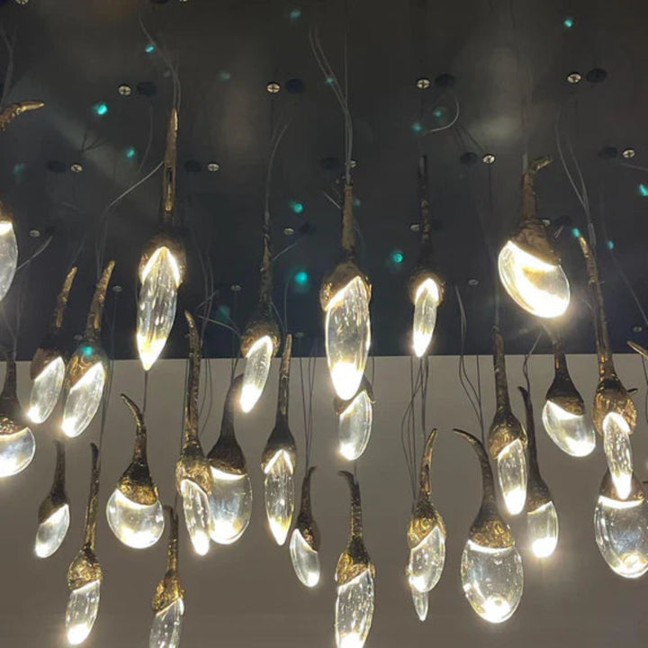 EGGPLAN Crystal Modern Chandelier for Dining Room14