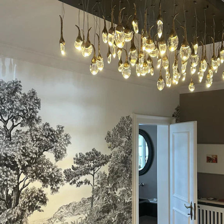 EGGPLAN Crystal Modern Chandelier for Dining Room15