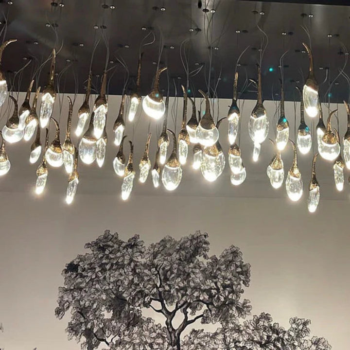 EGGPLAN Crystal Modern Chandelier for Dining Room16
