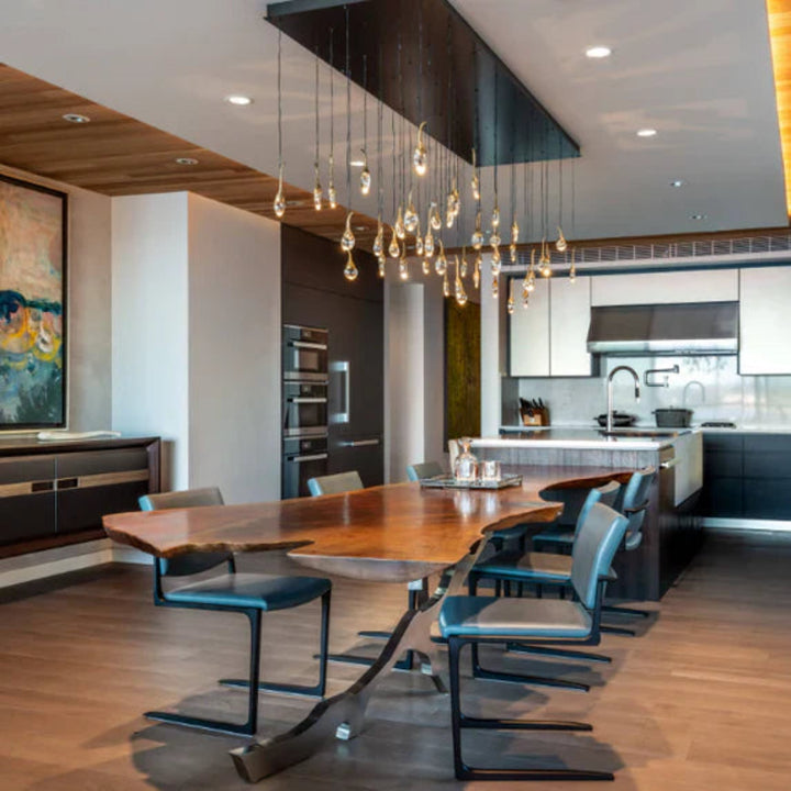 EGGPLAN Crystal Modern Chandelier for Dining Room25