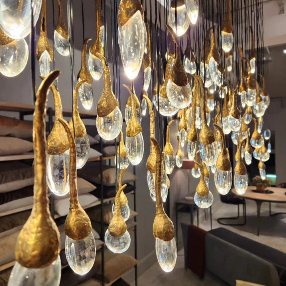 EGGPLAN Crystal Modern Chandelier for Dining Room7