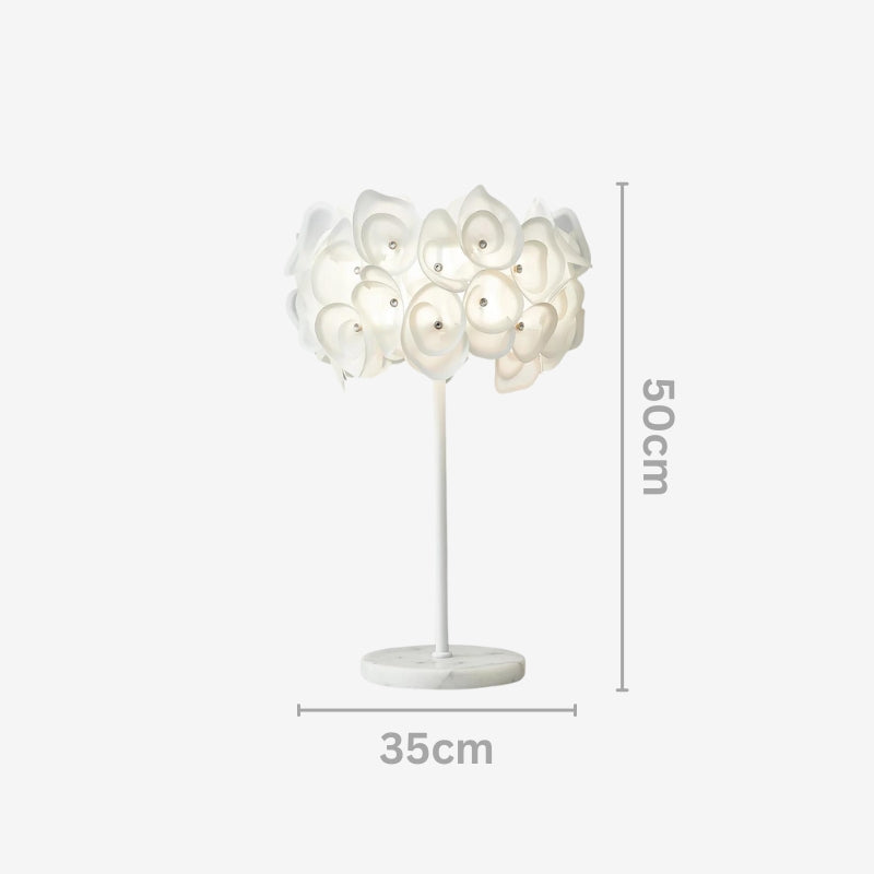 Flower White Table Lamp