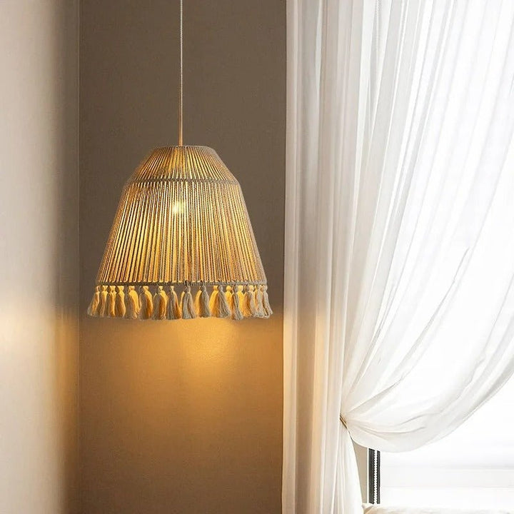 GRAYSON Organic Hemp Rope Pendant Lamp