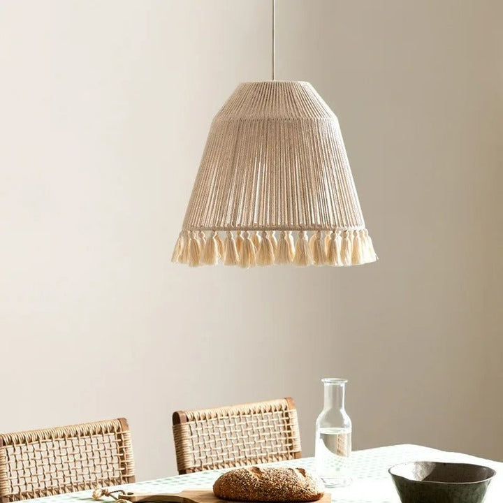 GRAYSON Organic Hemp Rope Pendant Lamp