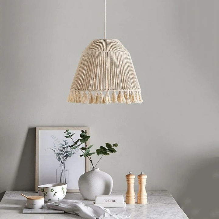 GRAYSON Organic Hemp Rope Pendant Lamp